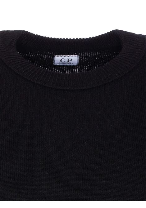 maglione girocollo uomo nero C.P. COMPANY | RFCMKN707A-110149A999